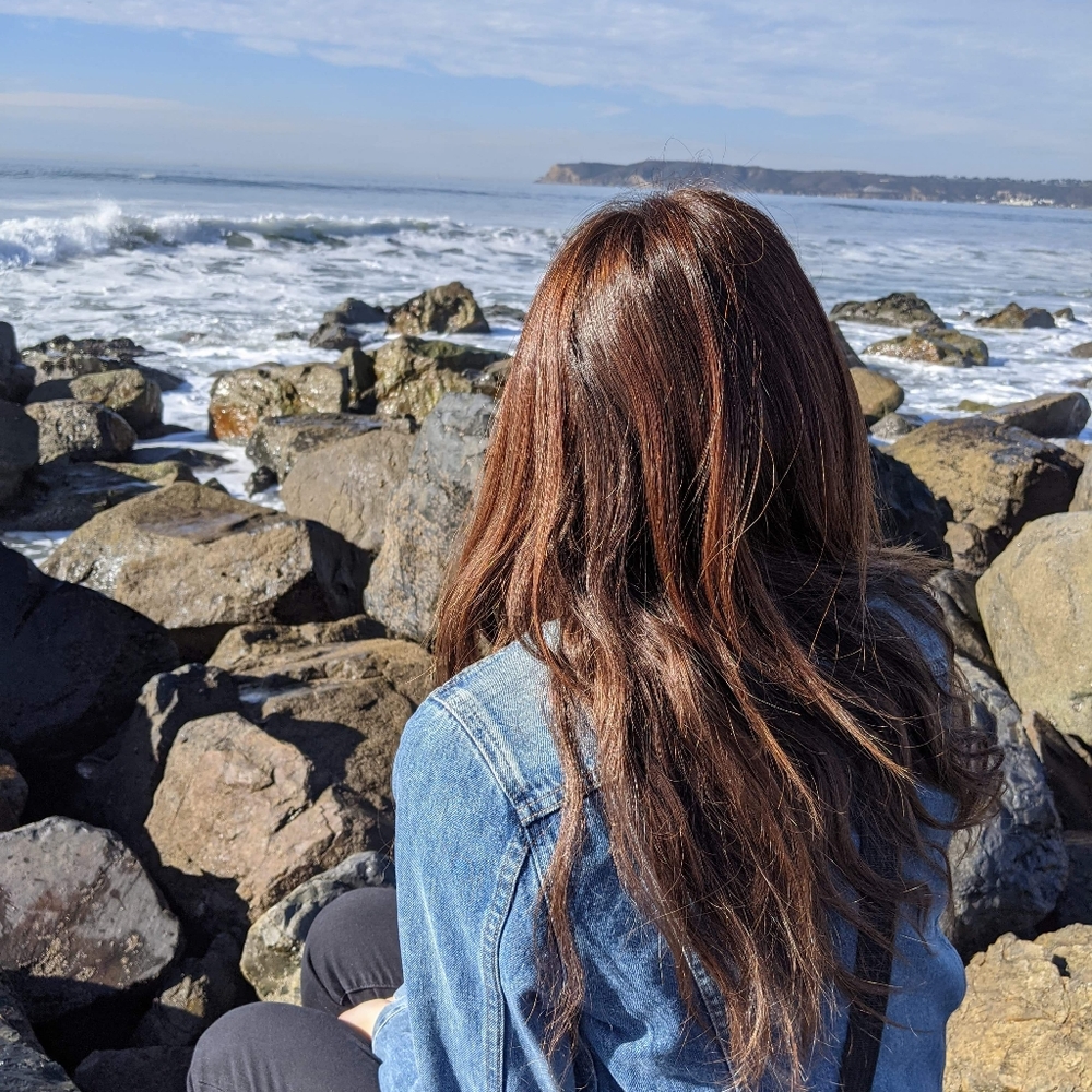 Vintage, size medium, medium wash gap jean jacket